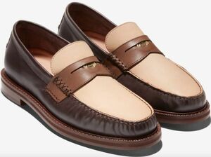 Cole Haan 29cm コイン ローファー ダークチョコレート ブラウン レザー コインスロット ビジネス スーツ スニーカー ブーツ XXX238