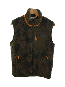 patagonia◆23048FA18/フリースベスト/S/ポリエステル/KHK/カモフラ/Classic Retro-X Vest