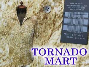 新品▼定価17640円▼トルネードマート半袖シャツM▼TORNADOMART▼日本製▼ゴールド▼