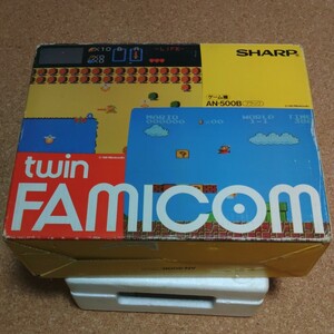 ツインファミコン AN-500B シャープ SHARP FAMICOM TWIN レトロ 任天堂 ブラック　ジャンク