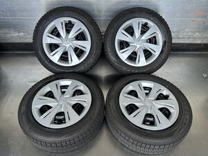 2020年 BRIDGESTONE 175/65R15 BLIZZAK VRX2 バリ山170系シエタ純正ホイール付きスタッドレス4本、15×5.5J、+39、100/H5