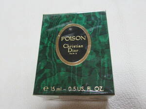 ■未開封/未使用 1990年 初期版！Christian Dior(クリスチャン・ディオール) POISON(プワゾン) REF.7300 15ml ESPRIT DE PARFUM