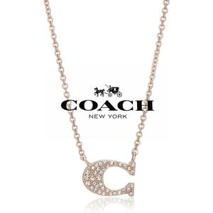 COACH ネックレス PAVE SIGNATURE 91433 コーチ