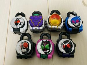 【即決】仮面ライダー鎧武 ロックシード ７個セット フォーゼ ダブル メテオ ブドウ マンゴー ディケイド BLACKRX