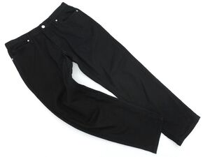 ELLE エル テーパード パンツ size40/黒 ■■ ☆ eha9 レディース