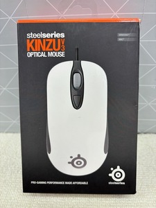 E200 美品 動確済 steelseries スティールシリーズ ゲーミングマウス KINZU V3 white 62311 両利き用