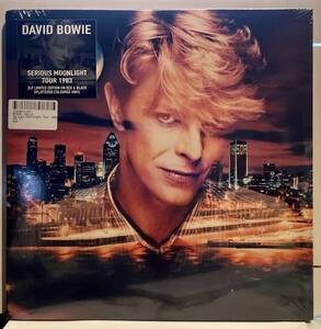 David BOWIE "Serious Moonlight Tour 1983" trifold red & black splattered vinyl 3xLP限定500枚未開封新品