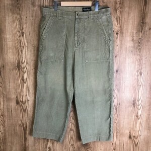 7分丈 EDDIE BAUER コーデュロイパンツ エディーバウアー 35×30 メンズL~XL程 古着 e24021722