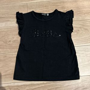 BEBE べべ　半袖Tシャツ　スパンコール