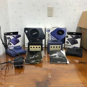 33F6171任天堂 ニンテンドー Nintendo ゲームキューブ GAMECUBE ゲームボーイプレイヤー　4点セット　ソフトおまけ付き　訳あり欠品あり　