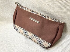 BURBERRY/バーバリー ポーチ ノバチェック ブラウン 小物入れ