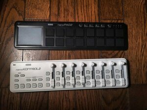 KORG　nanoKONTROL2 、　nanoPAD2 MIDIコントローラー