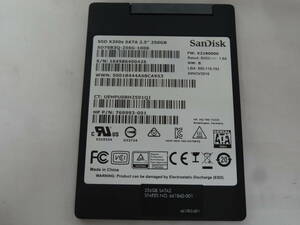 ★SanDisk SSD 2.5インチ 256GB×1台 健康状態『正常』！★