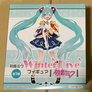 (未開封品) タイトー　プライズ品　初音ミク　ウインターライブ　フィギュア　ボーカロイド　Winter Live 管N