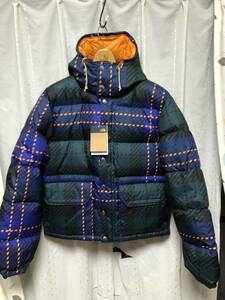 新品 The North Face Printed 71 Sierra Down Short Jacket US S 海外モデル 国内未発売 ヌプシ ダウン ジャケット jkt チェック 限定 a