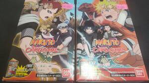 NARUTO－ナルトカードゲーム　巻ノ八　蝦蟇の書＆守鶴の書　２個セット　中袋未開封品