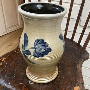 希少　限定　オリジナル　サイン付き　ローポタリーワークス　ストーンウェア Rowe Pottery ジャー　2003 ヴィンテージ　デットストック