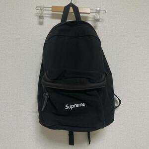 Supreme Canvas Backpack 20FW シュプリーム キャンバス　バックパック リュックサック リュック デイパック バッグ ブラック 黒 