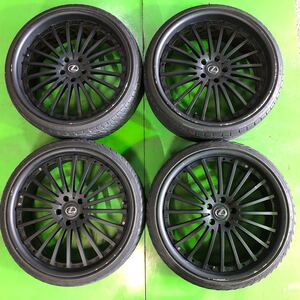 NT679 レクサス用/BMW用ホイール 22×9J +35 22×10J +40 PCD 120 サマータイヤ 245/30R22 255/30R22【レクサスLS460LS600/BMW 5シリーズ】