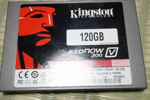 Kingston 120G 2.5インチSSD　120GB　内蔵型　中古　PC部品