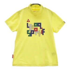 【1円】LE COQ GOLF ルコックゴルフ QGWPJA02 ハイネック 半袖Tシャツ イエロー系 L [240101002634] レディース