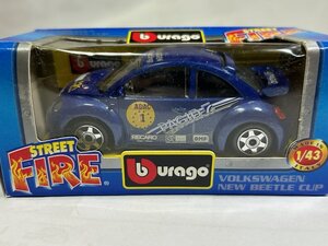 ブラーゴ １／４３ 41870 ワーゲンビートル 　VOLKSWAGEN NEW BEETLE CUP