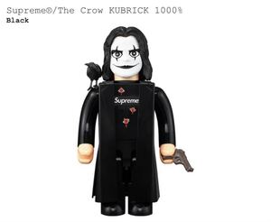 新品未開封 Supreme The Crow KUBRICK 1000% BE@RBRICK メディコムトイ 国内正規品