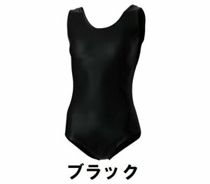 1999円 新品 女子 体操 レオタード 黒 ブラック XLサイズ 子供 大人 男性 女性 wundou ウンドウ 500