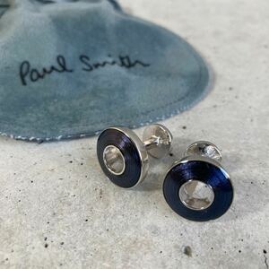 Paul Smith ポールスミス カフスボタン カブスリンクス リング ブルー