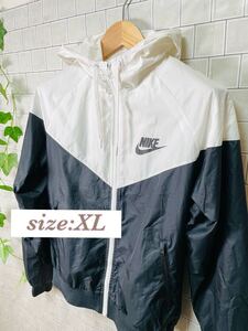 ★レディース NIKE ウインドブレーカー サイズXL ナイキ 海外輸入古着 201024-006 