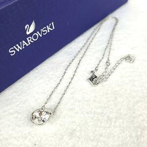 ●極美品♪スワロフスキー SWAROVSKI ネックレス 大粒 シルバー