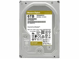 新品 WD6003FRYZ Western Digital WD Gold SATA 6Gb/s 256MB 6TB 7,200rpm 3.5inch ハードディスク 内蔵型 ID001 送料無料