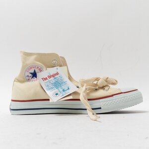 【1円スタート】 converse コンバース 1609 ALLSTAR オールスター ローカット スニーカー ミャンマー製 タグ付 未使用 ホワイト US9 27.5cm