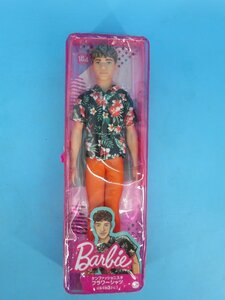 未使用　バービー　ケンファッショニスタ　フラワー　シャツ　Barbie　MATTEL　マテル　32㎝　現状品　（琉　UPG84