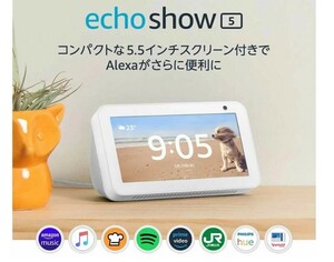 Amazon Echo Show 5 スクリーン付きスマートスピーカー with Alexa[サンドストーン]／YL241005003