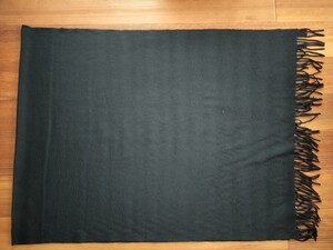 カシミヤ ローザ・ロッシ Cashmere Rosa Rossi ショール 大判 ストール ブラック 180cmx70cm