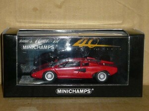 1/43 MINICHAMPS LAMBORGHINI COUNTACH LP400 1974 赤