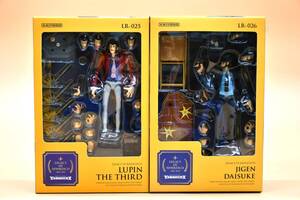 QY1-58【未開封品】2点セット ルパン三世 LEGACY OF REVOLTECH LR-025 LR-026 レガシーOFリボルテック LUPIN 次元大介 JIGEN フィギュア