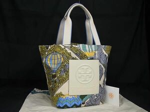 1円 ■美品■ TORY BURCH トリーバーチ ナイロン トートバッグ ショルダー 肩掛けかばん レディース マルチカラー FA8792