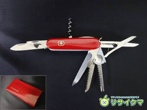 【中古】M▽ビクトリノックス VICTORINOX チャンピオン マルチツール ナイフ 折り畳み アウトドア フォールディング サバイバル (37563)