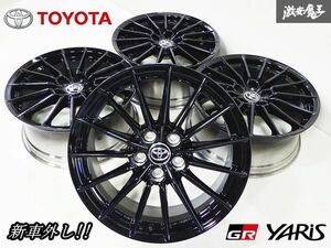 新車外し!! ●トヨタ 純正 MXPA12 GXPA16 GRヤリス RS 18インチ 8J +45 PCD114.3 5穴 ENKEI製 ホイール 4本セット クラウン マークX カムリ