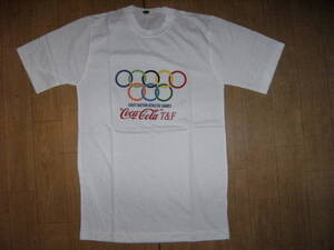 非売品★昭和レトロ★80年代★当時物 EIGHT NATION ATHLETIC GAMES Coca-Cola T&F 8ヵ国陸上競技大会 コカコーラ Tシャツ★スポーツ 運動