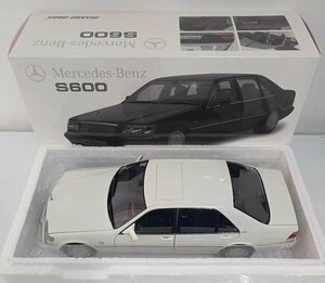 ▲全開閉！白！Mission Mooel 1/18 メルセデスベンツ BENZ S600 W140 S-CLASS 白 金属製