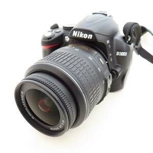 M04 動作確認済 Nikon D3000 AF-S NIKKOR 18-55mm F3.5-5.6 VR セット 充電器・説明書付き