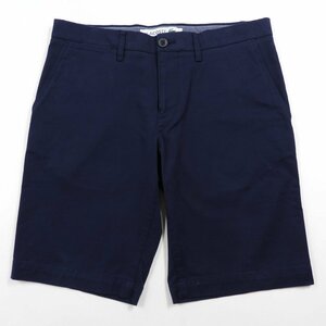 美品 LACOSTE ラコステ ハーフパンツ ネイビー Size 32 #24570 カジュアル きれいめ ショーツ