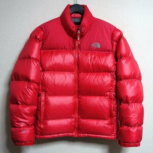 THE NORTH FACE ノースフェイス ヌプシ ダウン ジャケット 700FP レディース Lサイズ 正規品 レッド Z3834