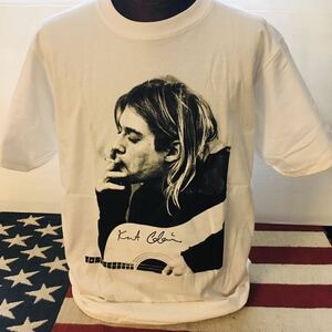 90年代バンド ニルヴァーナ　Nirvana カートコバーン　L バンドTシャツ　ロックTシャツ