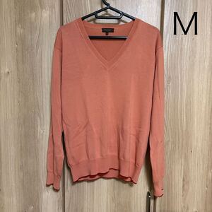 933 paul smith ポールスミス コレクション長袖Vネックニット　セーター　M