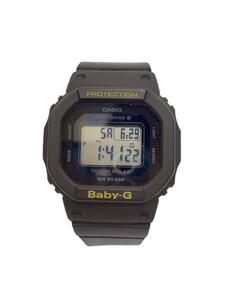 CASIO◆ソーラー腕時計_BABY-G/デジタル/ラバー/BRW