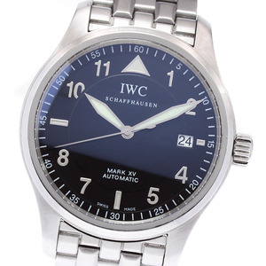 IWC IWC SCHAFFHAUSEN IW325312 パイロットウォッチ スピットファイア マークXV デイト 自動巻き メンズ 保証書付き メーカーOH済み_845443